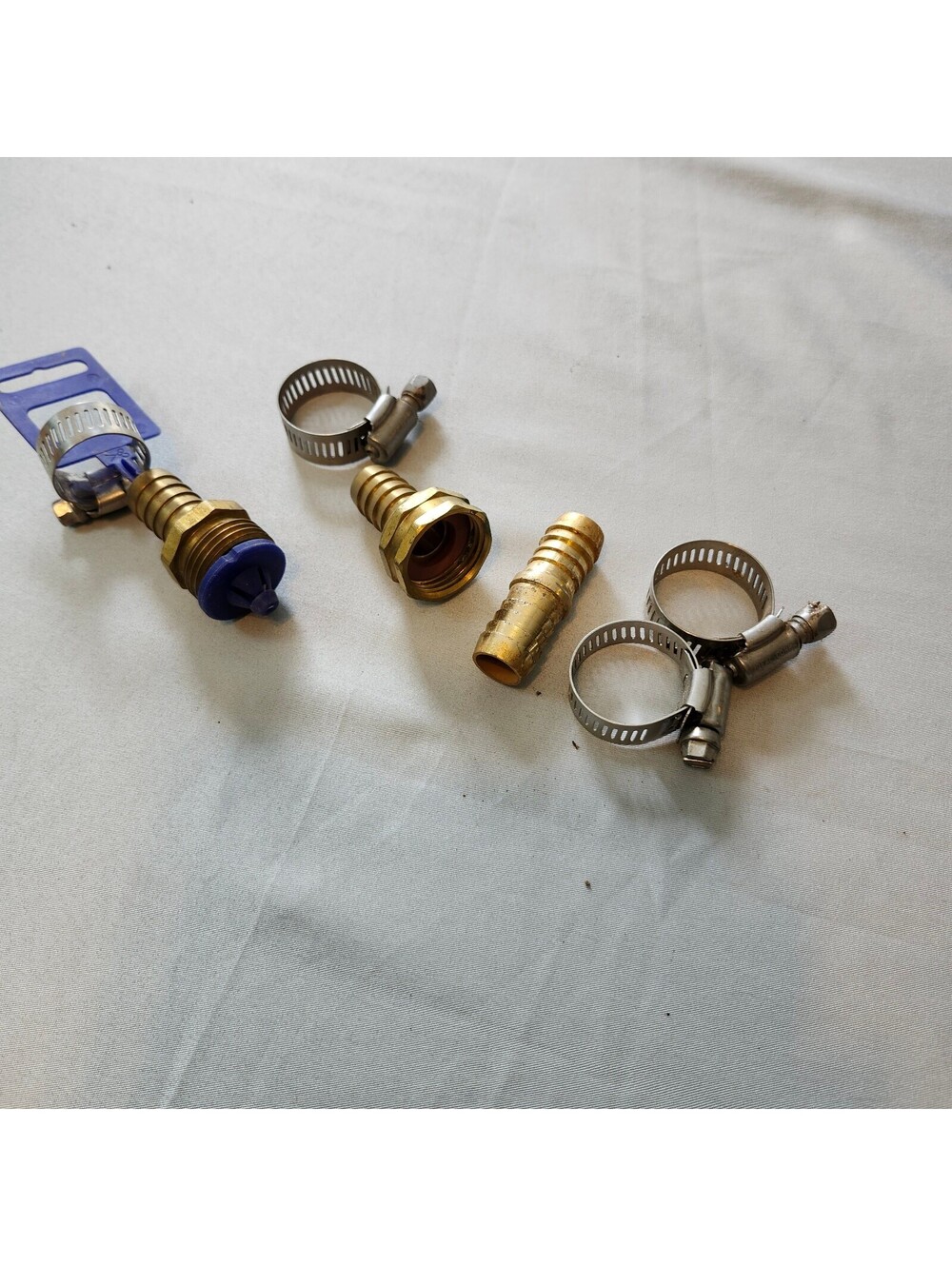 Set of 3 Brass hose menders